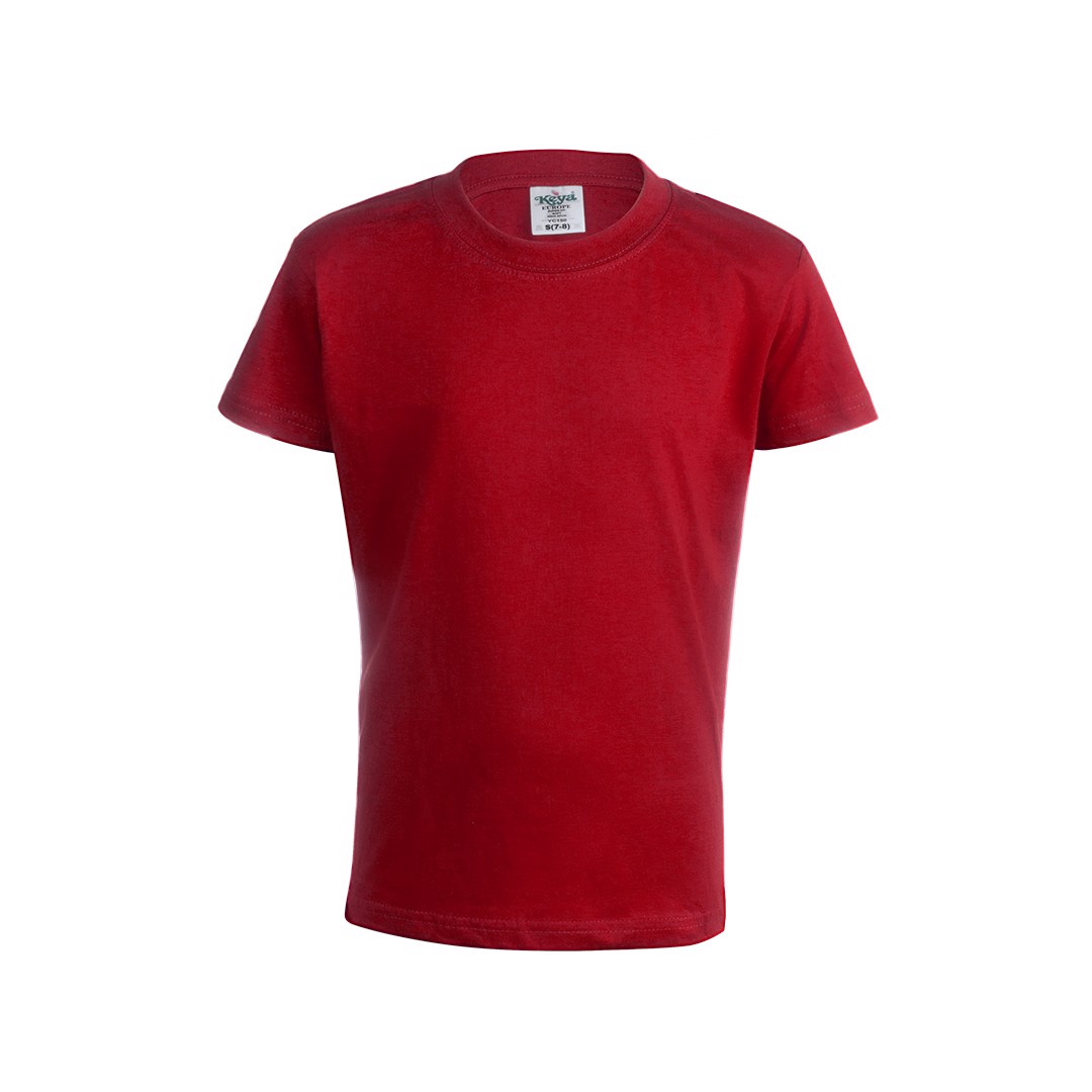 Camiseta Niño Color "keya" YC150 - Rojo / XS