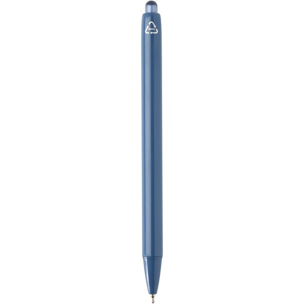 Glen RCS recycled bi-injected ballpoint pen (blue ink) - Ocean Blue
