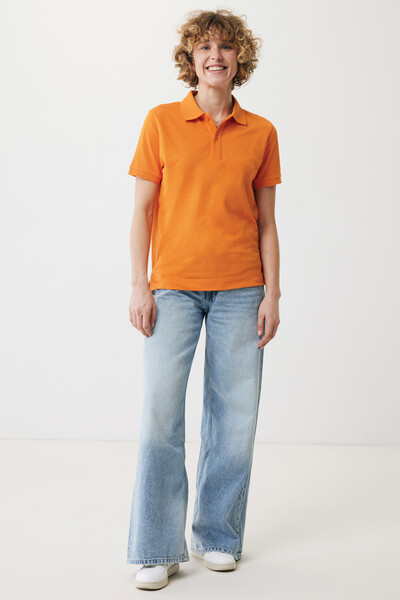 Iqoniq Yosemite recycled cotton pique polo - Orange / L