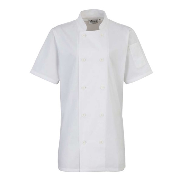 Women's Short Sleeve Chef's Jacket - XS