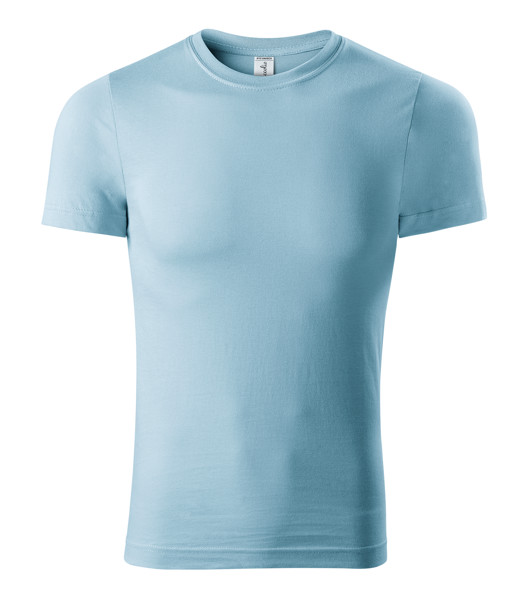 Tričko Unisex Piccolio® Paint - Nebeská Modrá / 4XL