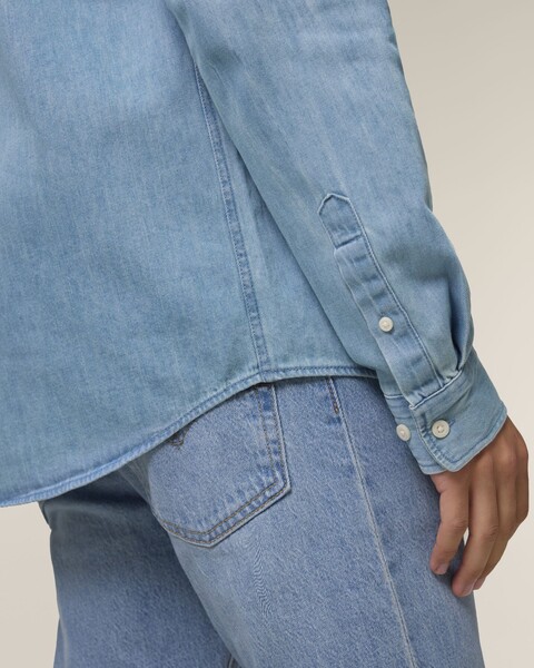Stanley Denim Shirt - Light Wash / 4XL