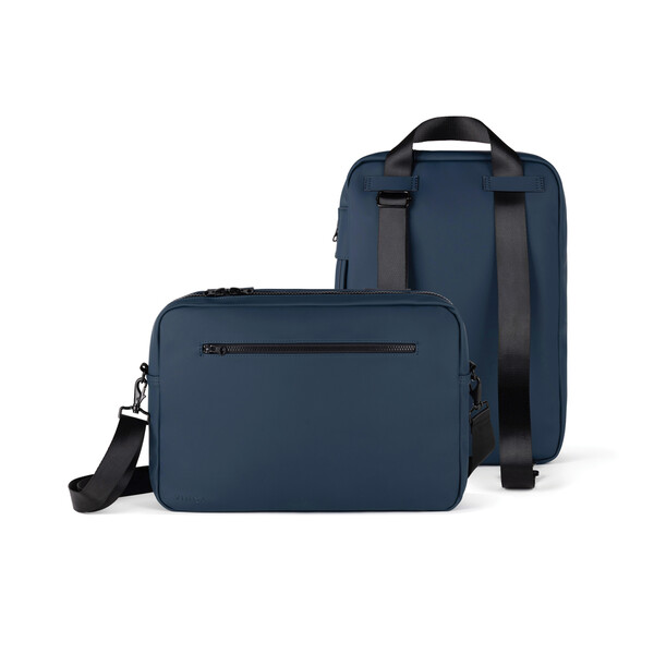 VINGA Sac à dos / sacoche convertible RCS Baltimore - Bleu Marine