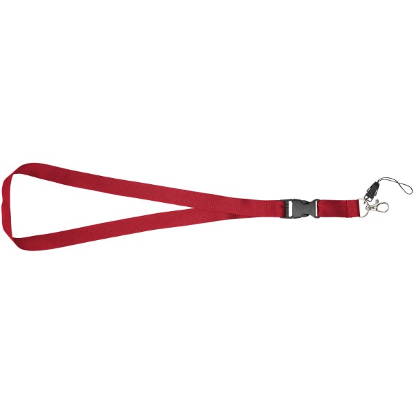 Sagan phone holder lanyard with detachable buckle - Red