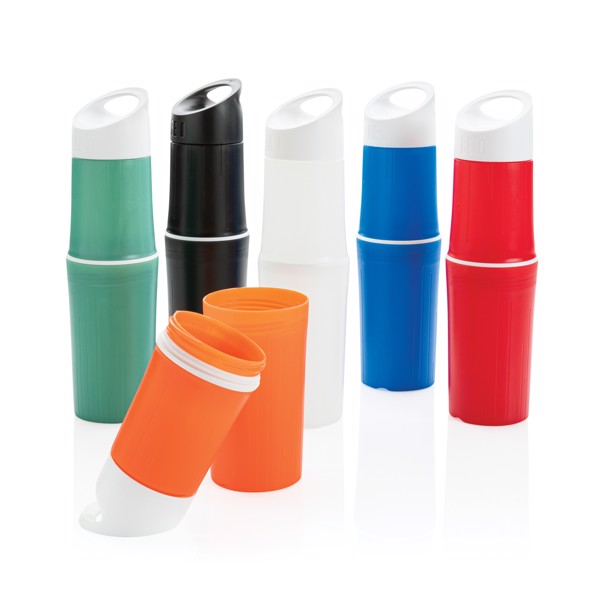 Be O bottle 500ml, sugarcane HDPE, EU made - Red