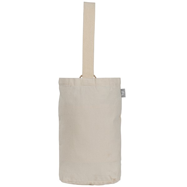 Wine Bag 8 oz. Recycled Cotton - Natural / Silkscreen