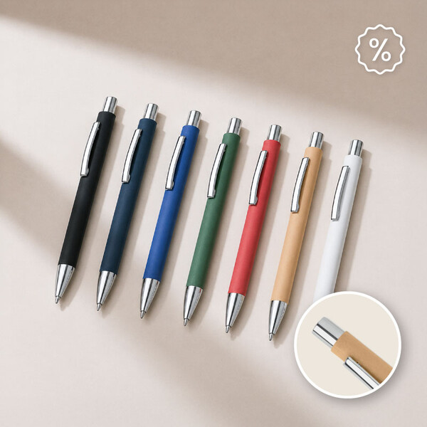 Esferográfica de Plástico - Branco