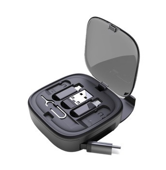 4-in-1 Fast Charging and Data Kit with Stand UC070 - WHITE