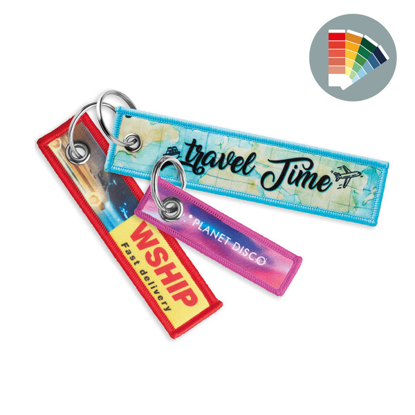 Full colour printed key tag - Own PMS / 10x2.5cm