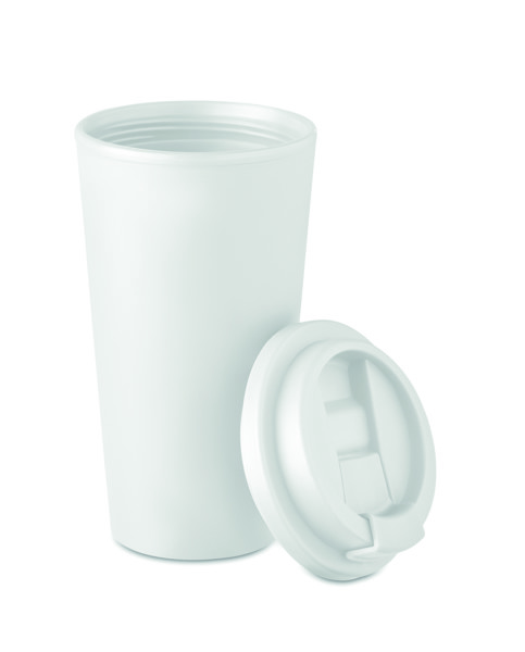 Gobelet double paroi 450 ml Tuesday - Blanc