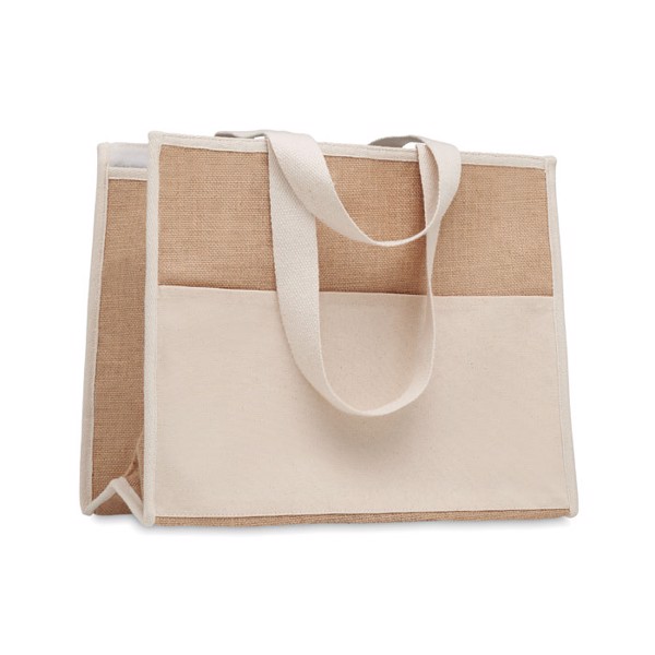 Sac shopping en toile et jute Campo De Geli