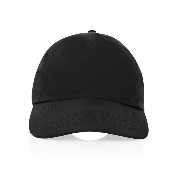 KENTO URBAN RCS recycled nylon 5 pnl adventure baseball cap - Black