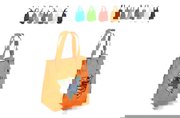 R-PET Cooler bag non-woven 23x 15 x 27.5cm 75g/m² - White