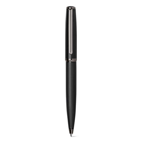 PS - IMPERIO. Metal rollerball and ballpoint set with twist mechanism