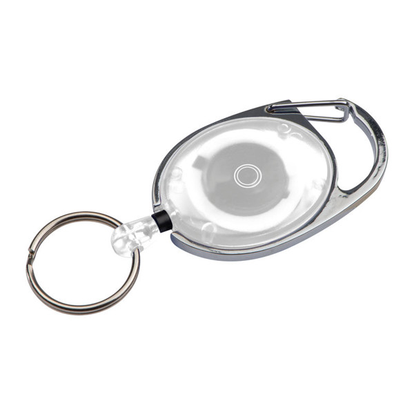 Keyring with Carabiner Employee - White