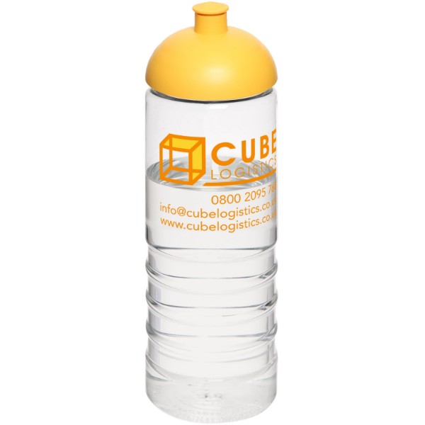 H2O Active® Treble 750 ml dome lid sport bottle - Transparent / Yellow