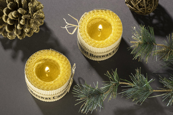 Beeswax candle set HANNI