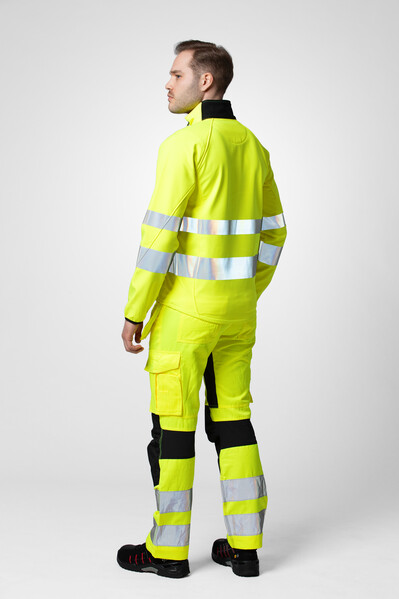 6570 Waistpant Stretch Yellow/black D112