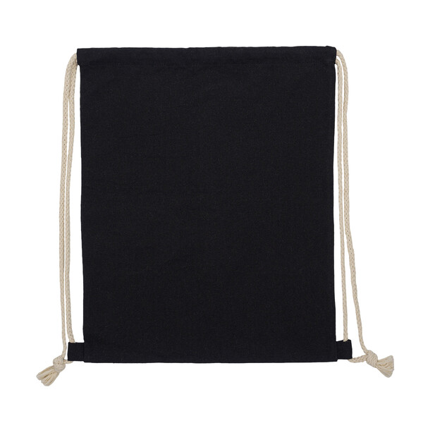 Preston 340 g/m2 cotton backpack - Black