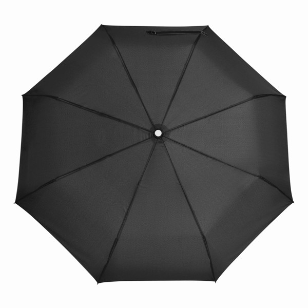 Automatic Open/Close Windproof Pocket Umbrella Streetlife - Black / White