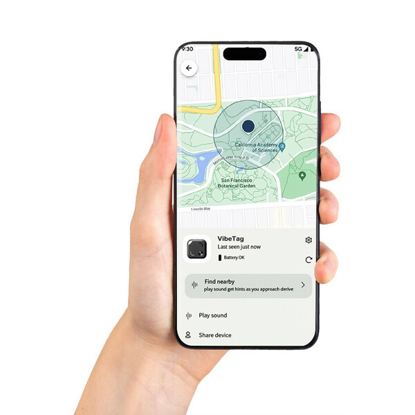VIBETAG - Tag traceur universel compatible Google & Apple