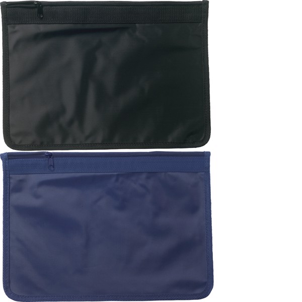 Porta documentos de nylon (70D) Giuseppe - Black