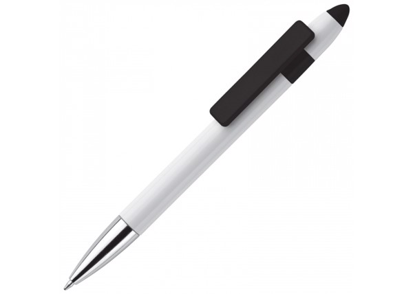 California ball pen twist/touch - White / Black