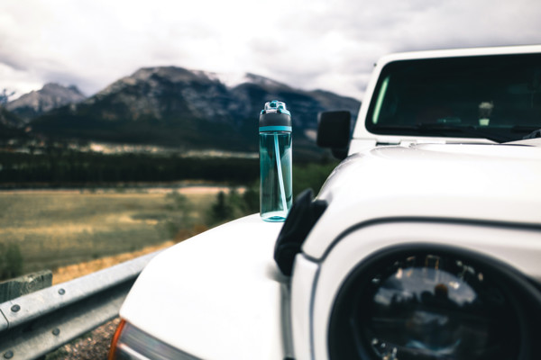 Bouteille 800 ml en rPET RCS Omni sip - Bleu