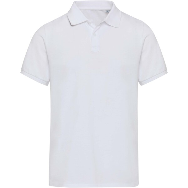 Beryl 220 g/m² unisex OCS gecertificeerde organische gerecyclede polo met korte mouwen - Wit / 3XL