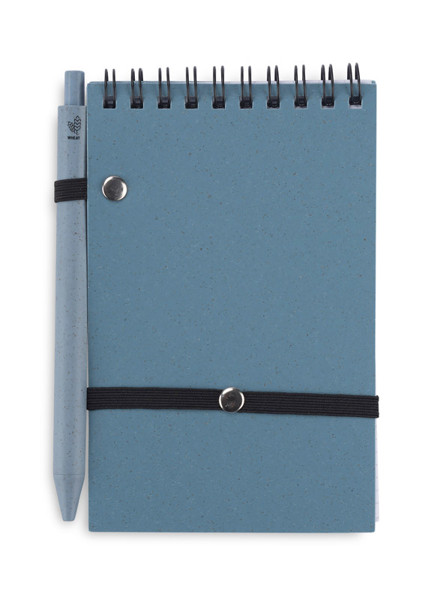 Notizbuch mit Stift A6 TRESA - blau