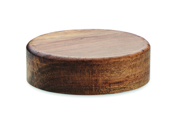 Acaless wireless charger, 15W, acacia wood