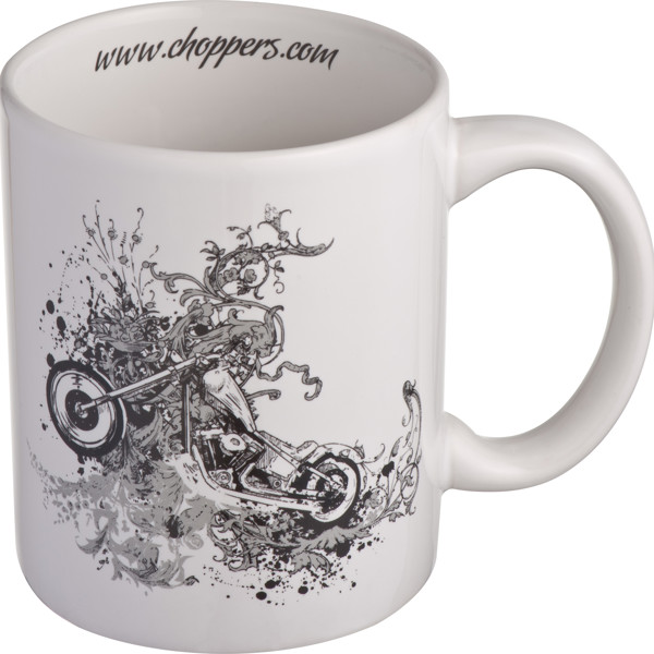 Ceramic coffee mug TEODOR - White