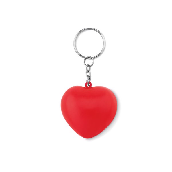 Porte-clés en PU forme cœur Lovy Ring