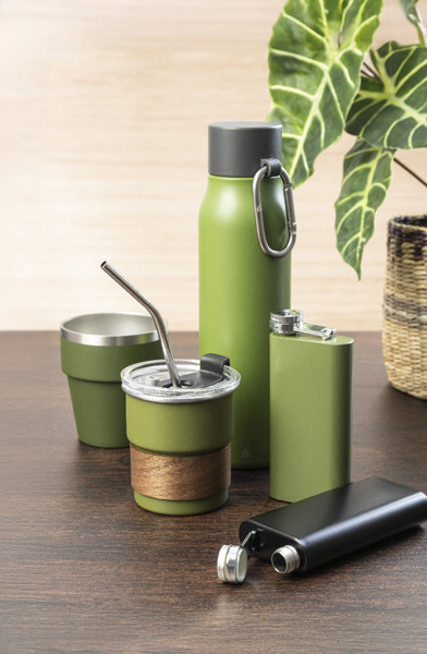 Rss Hip Flask Cabot - Black