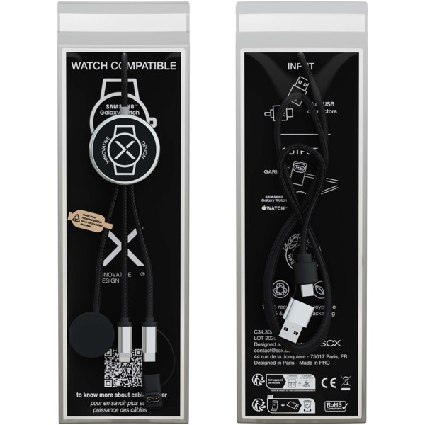 SCX.design C34 7 in 1 Ladekabel für Smartwatches