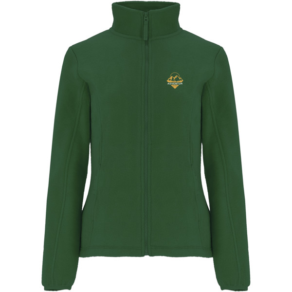 Veste Artic en polaire entièrement zippée pour femme - Vert bouteille / S