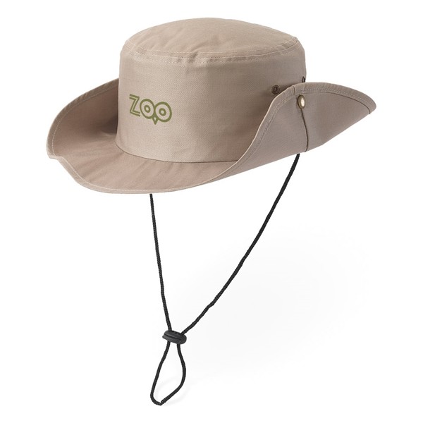 BLASS. 100% polyester safari hat (160 g/m²) - Beige