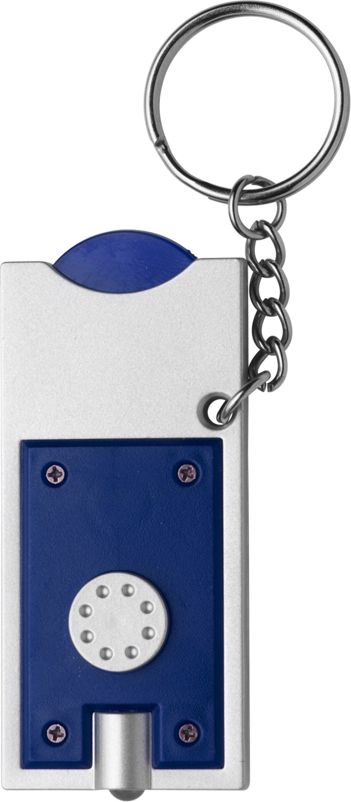 PS key holder with coin - Blue