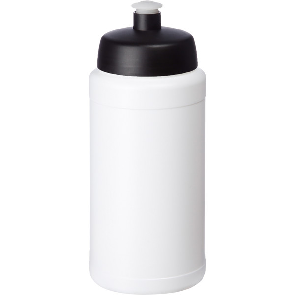 Baseline® Plus 500 ml bottle with sports lid - Black / White