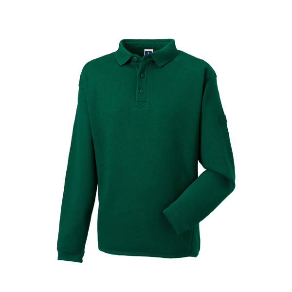 Sweatshirt Polo Resistente De Trabalho 300G - 80% Algodão/ 20% Poliéster - Verde Escuro / L