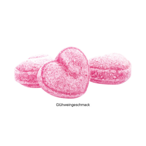 Paper can cco mini, candied mulled wine hearts