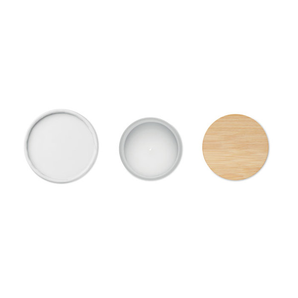 Keops Small candle, 120 gr, 20 h burn time - White
