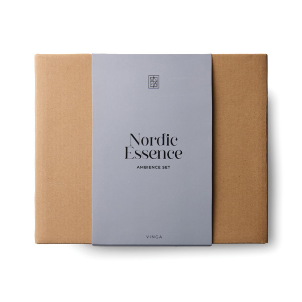VINGA Set d'ambiance essence Nordic - Bleu / Marron Foncé