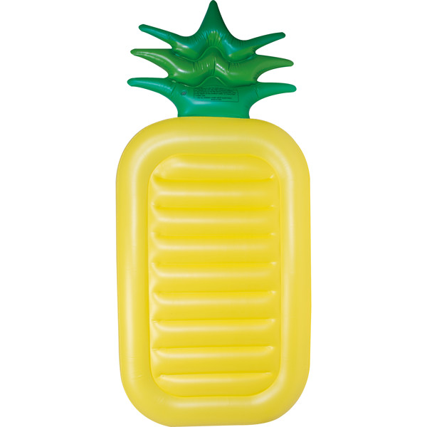TEKLA Nafukovacie lehátko, ananás - Yellow