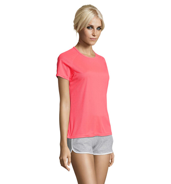 SPORTY T-SHIRT SENHORA 140g Sporty Women - Neon CoralXL