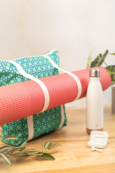 Egyedi Jógamatrac Táska SuboBag Yoga - Fehér