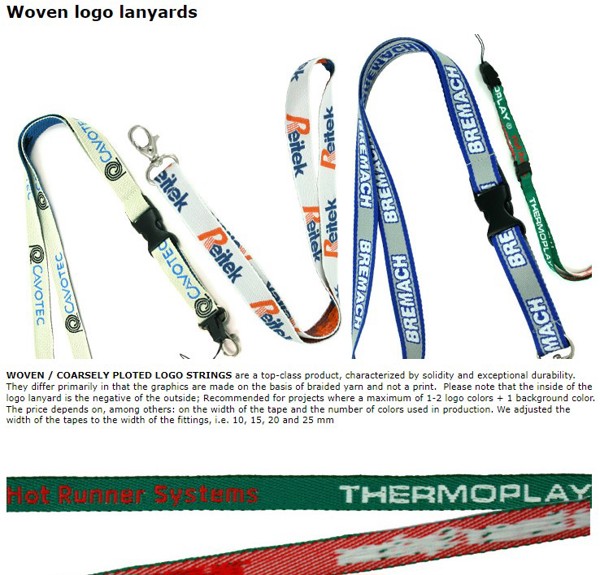 Lanyards - custom made