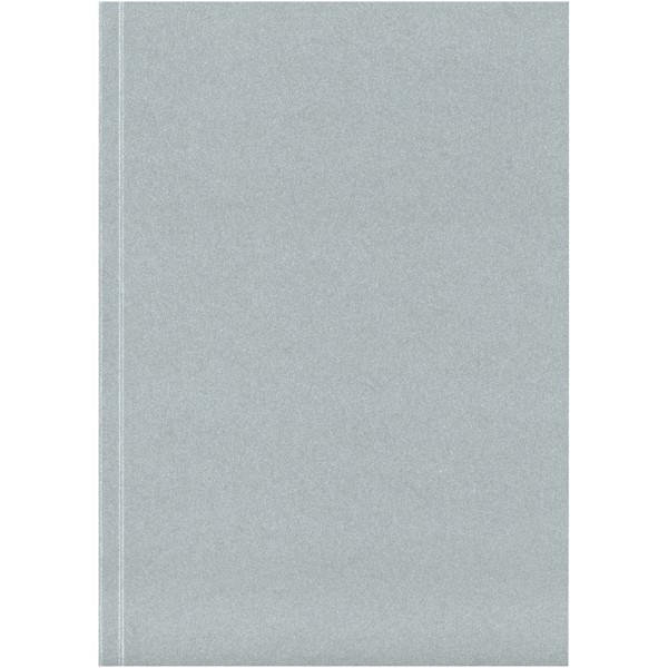 Novella Austen A5 metallic soft cover notebook - 100 sheets - Silver