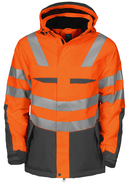 6418 PADDED JACKET ORANGE HV XS