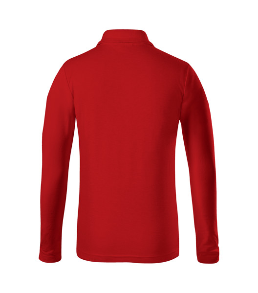 Polokošile Dětská Malfini® Pique Polo Ls - Červená / 146 cm/10 let